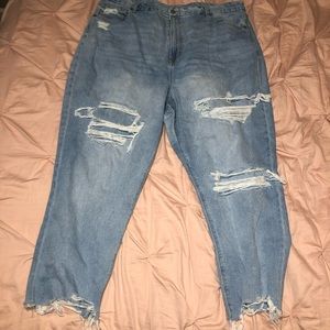 American eagle curvy mom jeans